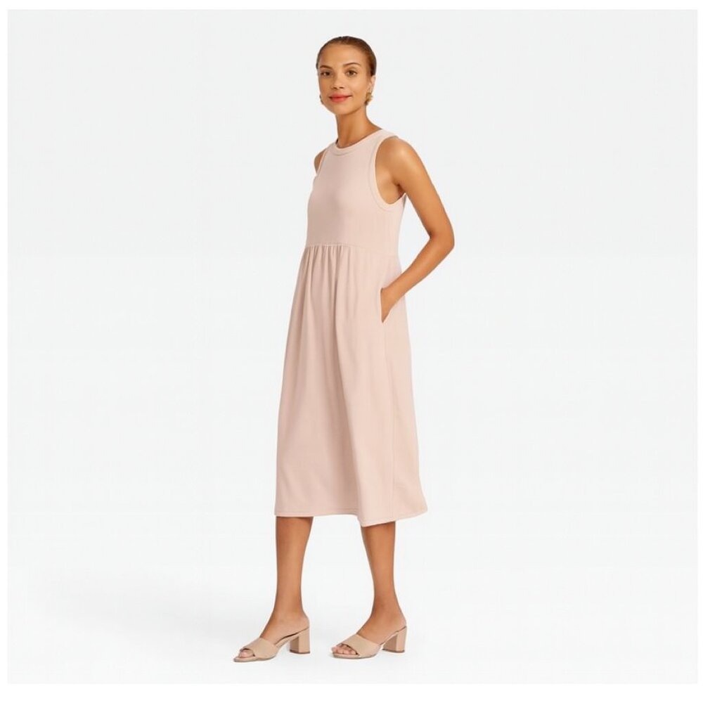 A New Day NWT Women's Sleeveless Knit Ballet Midi Dress M